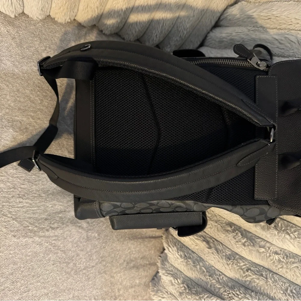COACH In Signature Canvas Hitch Backpack